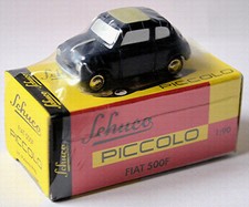 Fiat 500 Blue 1:90 Schuco Piccolo 01801