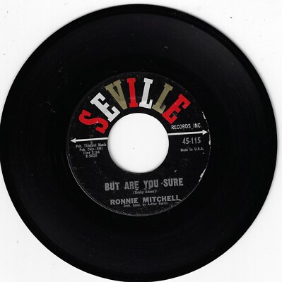 RONNIE MITCHELL but are you sure U.S. SEVILLE 45rpm 115_1961