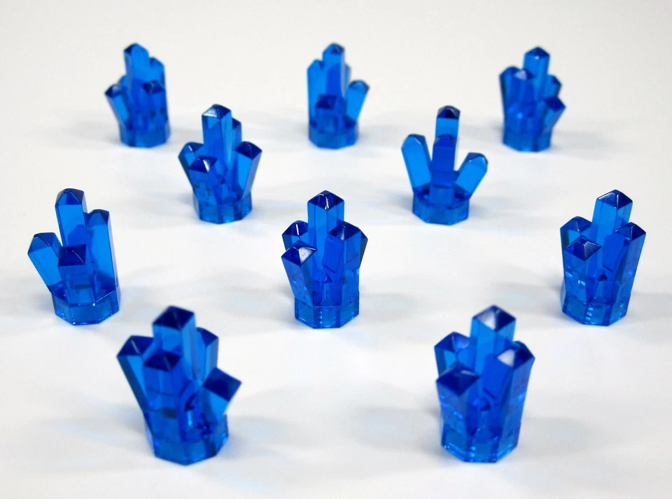 10 x LEGO Kristall 1x1 - 8 Farben - 52 und 30385 - NEU - Bild 2 von 4