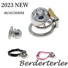 Stainless Steel Cage Men's Anti-Cheating Chastity Lock CB Device Chastity Device