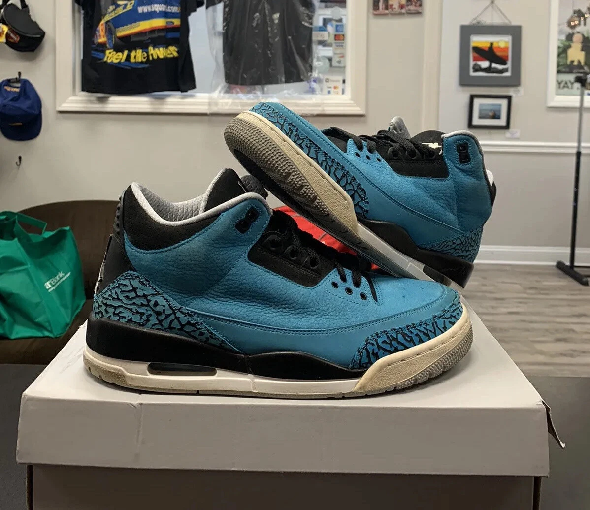 Air jordan 3 hotsell retro powder blue
