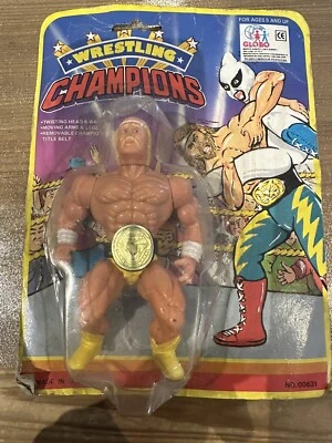 figurine blister neuf wrestling champions  hulk Hogan  - Photo 1/4