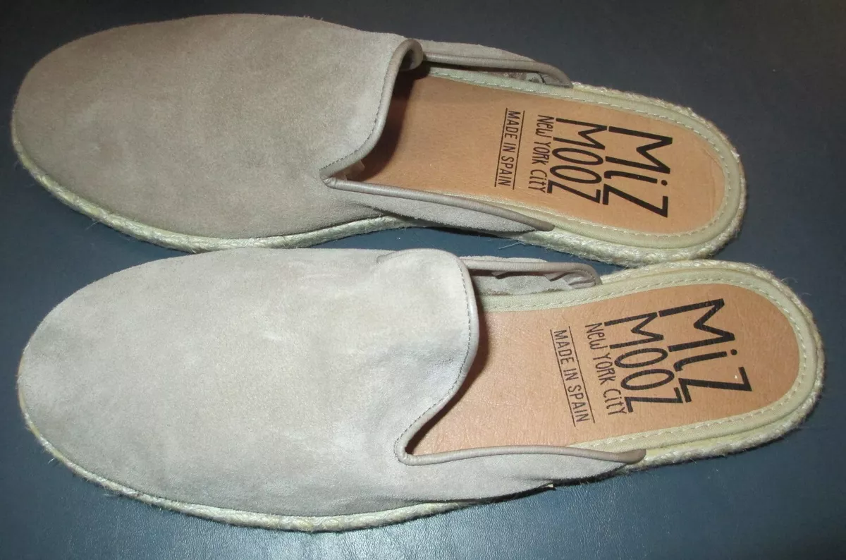 Women Size 41 SC Grey Carson Style Shoes Miz Mooz New York City NEW