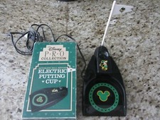 Disney electric putting cup for practice putting golf