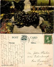 Woodland CA Lillies Bloom Holy Rosary Academy Postcard Used (35645)