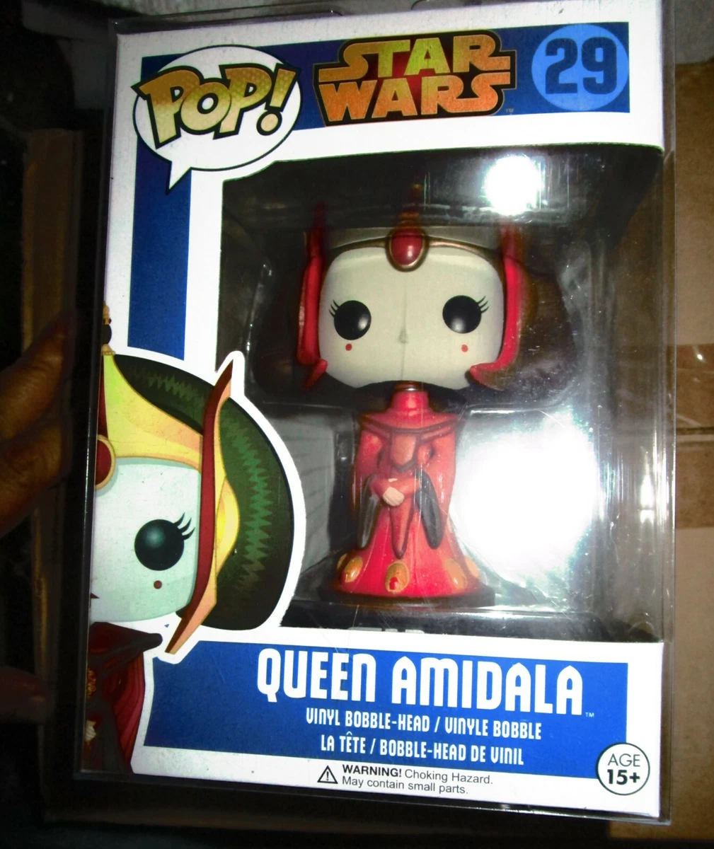 2013 Funko Pop QUEEN AMIDALA STAR WARS BLUE BOX VAULTED 29