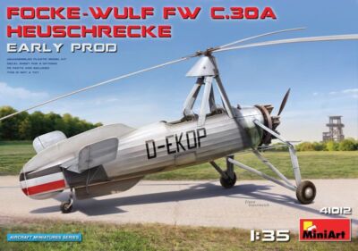 1:35 MINIART Avro Cierva C30 Focke-Wulf Fw Heuschrecke Airplane 1933 Kit MA41012