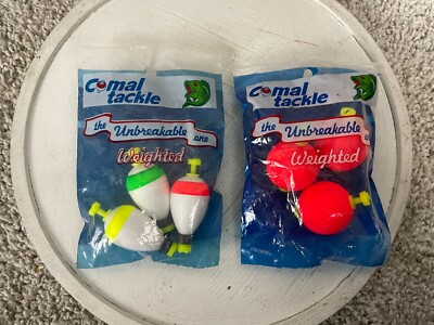 #ad #ad Lot of 2 Comal Tackle The Unbreakable One Weighted Foam Snap On Float Multicolor $8.00