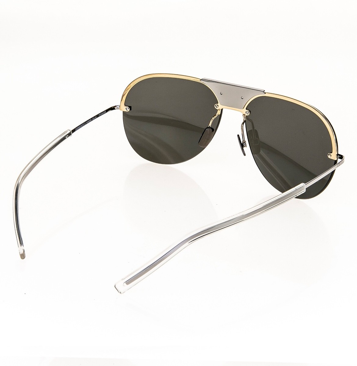 CHRISTIAN DIOR SCALE1.0 Gunmetal Flex Titanium Aviator  display picture 3