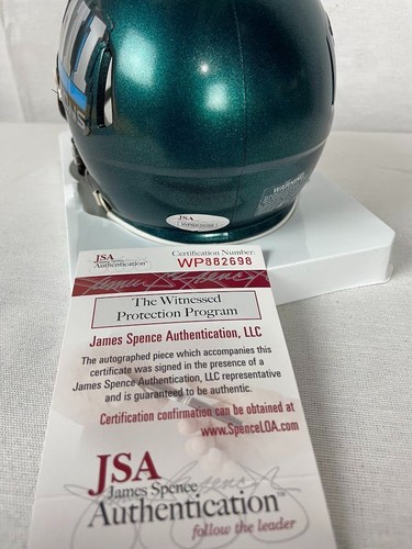 Malcolm Jenkins signed autographed Philadelphia Eagles SBLII mini helmet JSA - Picture 3 of 4