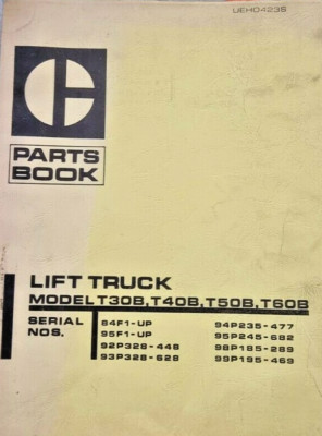 Ersatzteilbuch - Caterpillar T30B/T40B/T50B/T60B - Original - Frontstapler