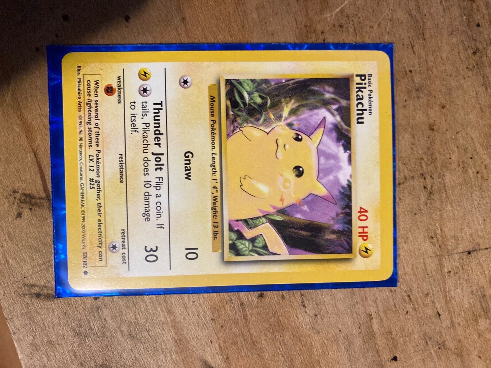 Mavin  Carte Pokemon avec support Gradée PCA 6 Pikachu (BS 58) Set de Base  58/102