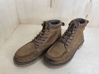 Eddie Bauer Severson Moc Toe Boots Men's Light Brown - Main Image