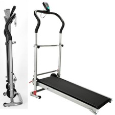 Foldable Non-Electric Running Machine Walking Treadmill Fitness Machine Jogging