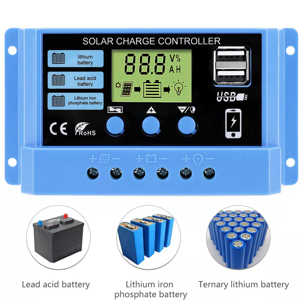 10a 20a 30a usb solar charge