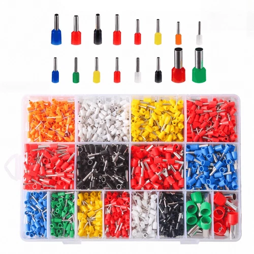 2120Pcs Wire Crimp Connectors Cable Cord Pin End Bootlace Ferrule Terminals Kit - Picture 2 of 16