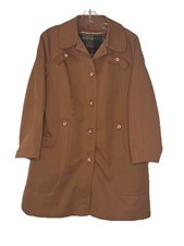 VTG Forecaster Of Boston Flannel Lined Coat Sz 9/10 Lining Zip Out 70  s Or Prior