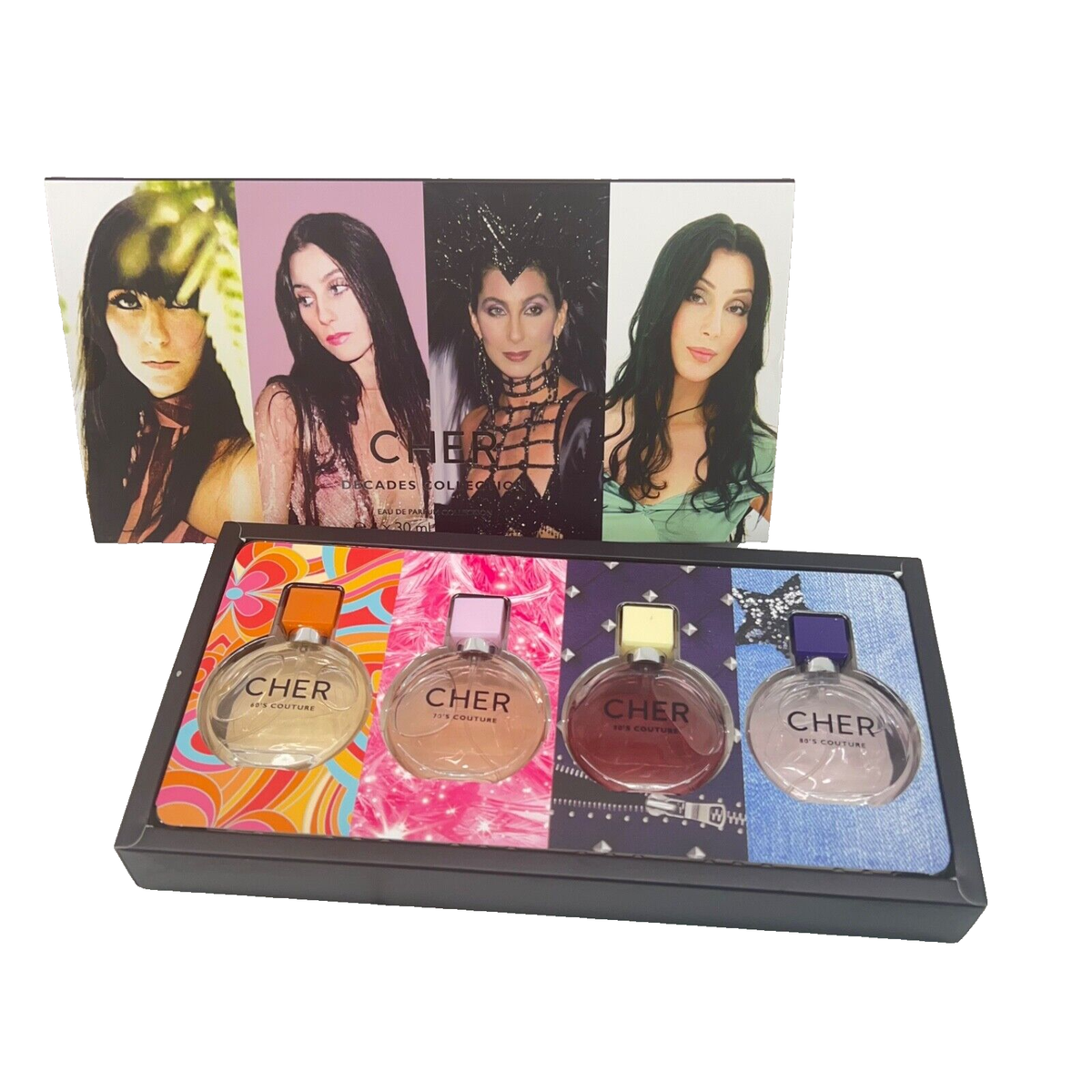ヴィンテージ香水　Yesteryear perfume CHER Decades Perfume EDP Collection Set UNISEX 60's 70's