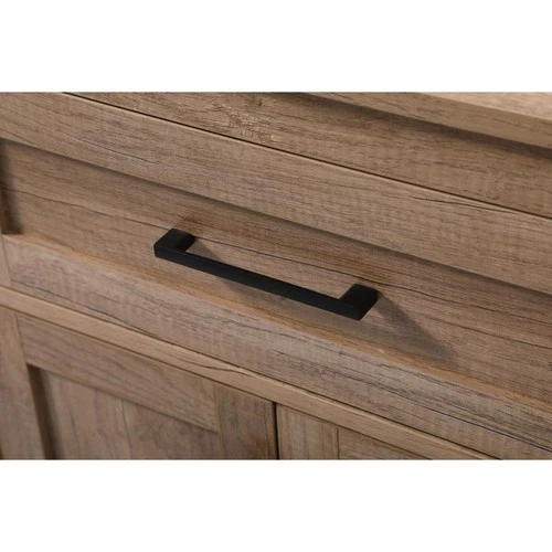 Elegant Lighting SC012430NT Adian Natural Oak Bathroom Storage Cabinet - Picture 6 of 11