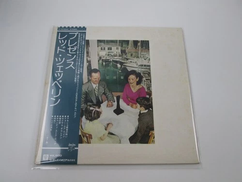 LED ZEPPELIN PRESENCE ATLANTIC P-10160N with OBI Japan LP Vinyl