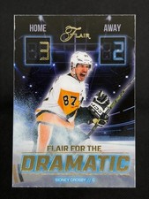 2025-26 Upper Deck Flair Flair For The Dramatic Sidney Crosby FTD-12
