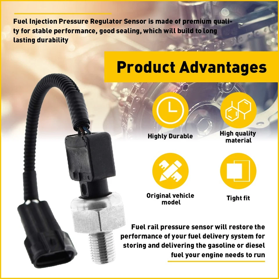 Fuel Pressure Sensor for Lexus GS300 GS350 GS430 GS450h IS250 IS350 89458-30010 - Image 4 of 4