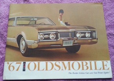 OLDSMOBILE Toronado Delta 88 Cutlass F-85 98 1967 Broschüre Prospekt brochure
