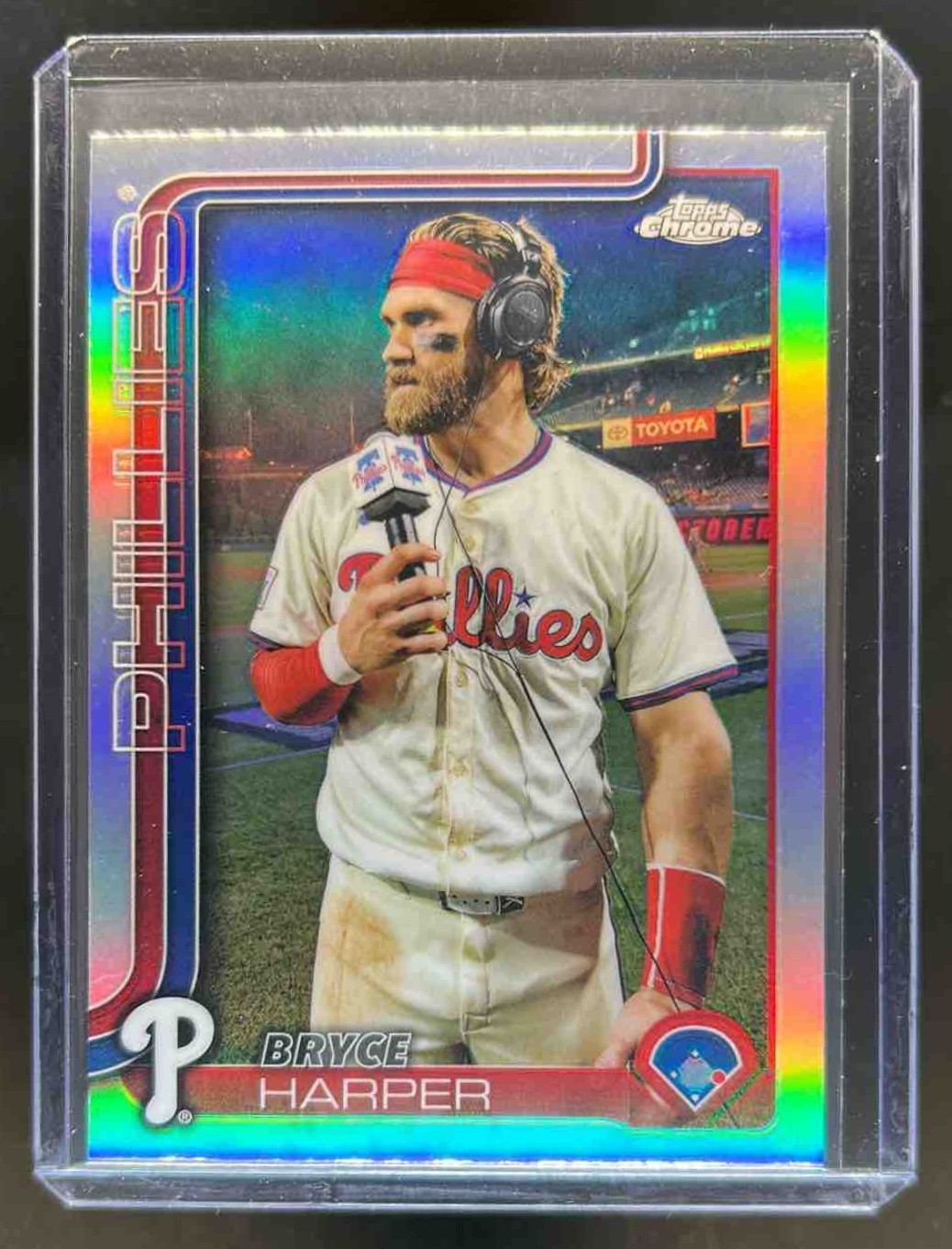2025 Topps Chrome Bryce Harper Image Variation #150 Phillies