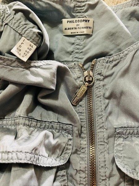 Women Philosophy di Alberta Ferretti Blazer Grey