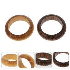 2 Pcs Wooden Finger Crafts Vintage Finger Decorations Ornaments