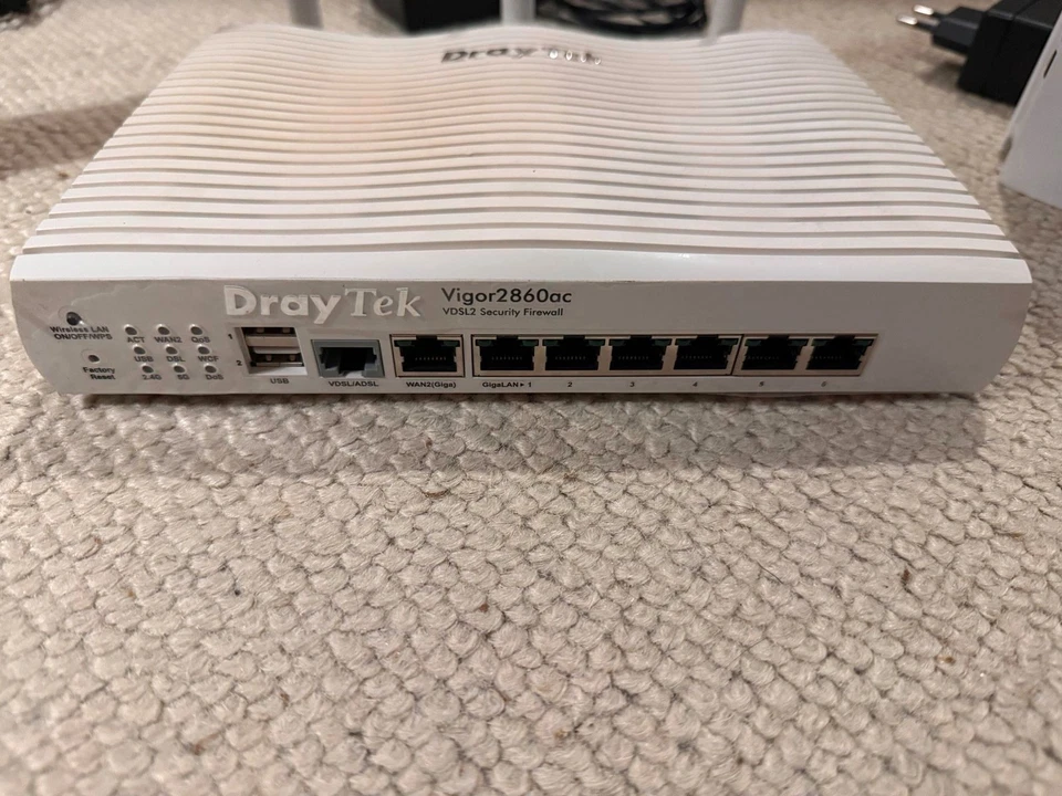 DrayTek Vigor 2860ac VDSL2 Router + Vigor AP903 Mesh AP
