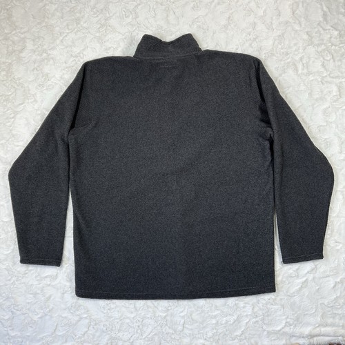 Simms Rivershed 1/2 Zip Sweater Mens XL Black Heather Fleece Fenwick Fly Fishing - Picture 7 of 14