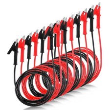 8 Pcs 14 Gauge Jumper Wires Alligator Clips to Alligator Clip Alligator Clips...