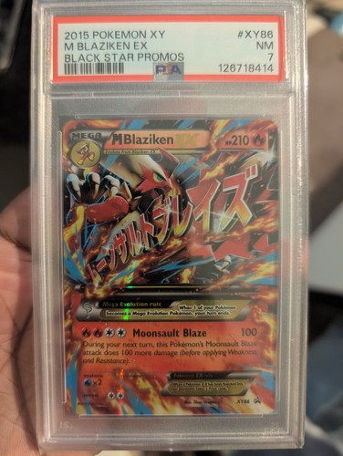 M Blaziken-EX graded PSA 7 for sale on eBay