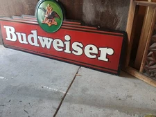 Bud Ice Metal Tin Sign Vintage