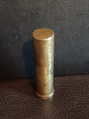 Trench Art Feuerzeug. 1.WK. Restaurierungsbedürftig. 