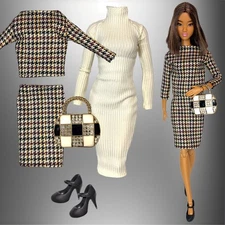 Eledoll Fashion Pack Clothes Set for 12 inch Fashion Doll NADIA