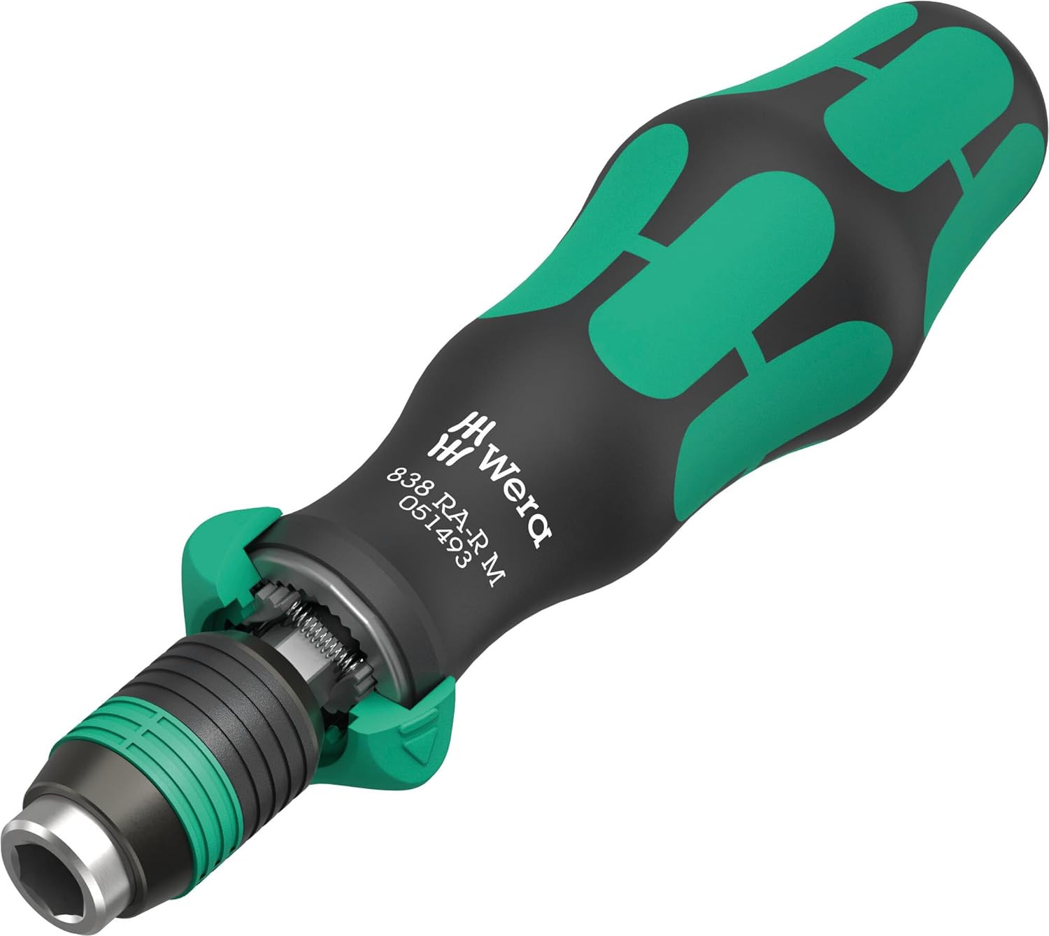 Wera 05051493001 838 RA-R M - Portapunte a Cricchetto Professionale 1/4"