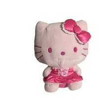 Sanrio HKT0027 12 inch Pink Monochrome Plush - Hello Kitty and Friends, Pink Toy