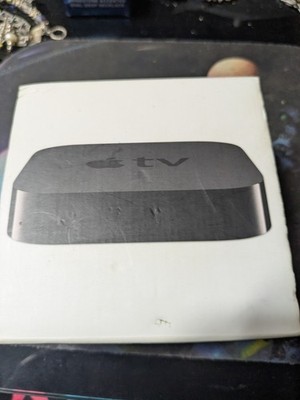 Apple TV Digital HD Media Streamer Black HDMI Wi-Fi with Remote
