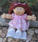 Vintage 2004 Cabbage Patch Kids Doll PA-3 Play Along Red Yarn Hair Blue Eyes 16"