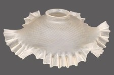 Assiette tulipe opaline dépolie luminaire plafonnier Lampe monte et baisse ø20cm