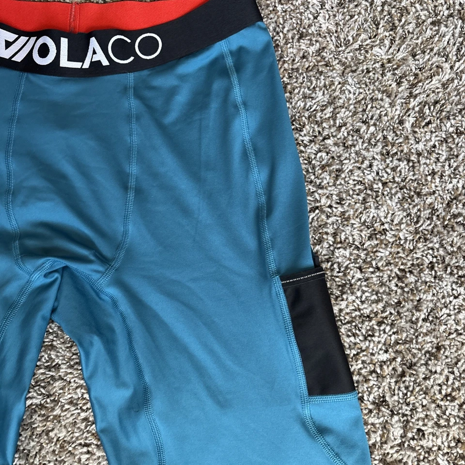 Wolaco Men's Fulton Compression Pants Athletic Running, Size XXL NWOT Pockets - Image 4 of 4