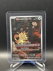 Pokémon Team Rockets Meowth Card 203/182 Destined Rivals NM