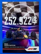 Max Verstappen F1 Top Speed Refractor 2025 Topps Chrome Formula 1 #TS-1