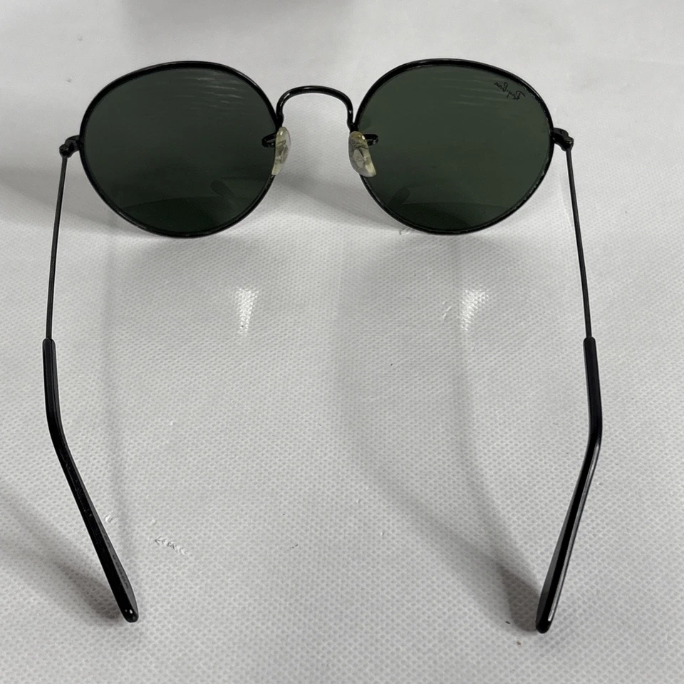 Gafas de sol vintage Ray-Ban W0608 52 20 metales clásicos negras cromadas Foto 4 de 4