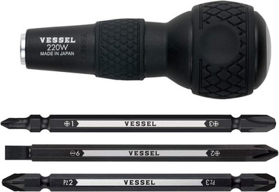 Ball Grip Screwdrivers Set Metric Japanese Motorcycle Drivers for JIS Standard
