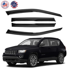 4x Jeep Compass 2007-2017 Out-channel Window Visors Rain Guard Deflector Jdm Us 4x Jeep Compass 2007-2017 Out-channel Window Visors Rain Guard Deflector Jdm Us