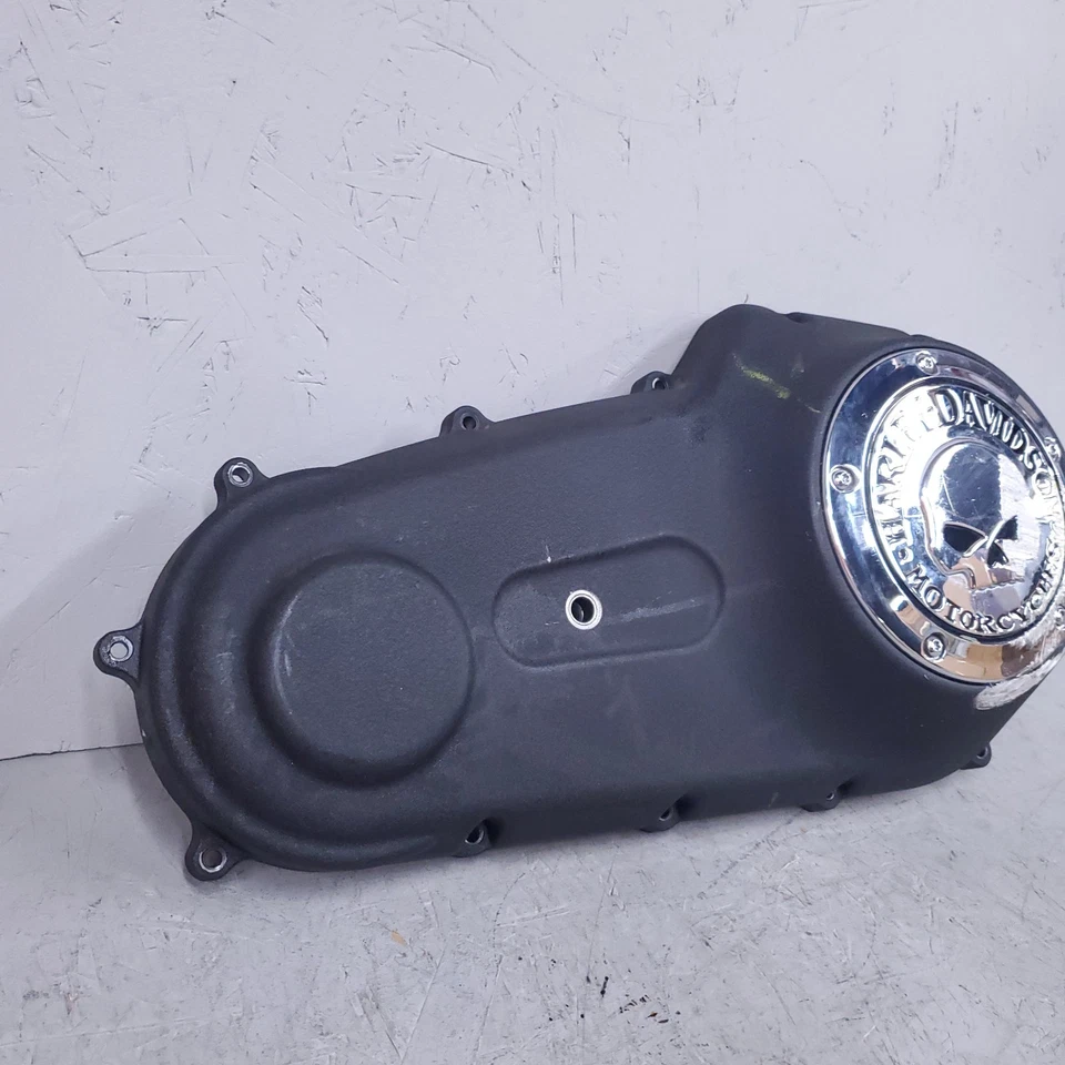 Harley-Davidson Dyna Fat Street Bob cubierta primaria arruga negra 06-17 60758-06 Foto 4 de 4