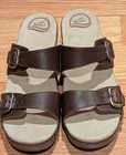 Dansko Sophie Vintage Pull Up Two Strap Sandal Teak Size  42 — photo 2